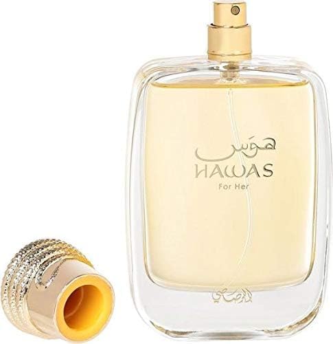 RASASI Hawas For Her - Eau de Parfum 100ML (3.4 OZ) - Premium Arabian Perfume For Women, A Signature Women Perfume Long-Lasting Fragrance For All Day Freshness, Ideal Gift For Women for any Occasion - Annabellen