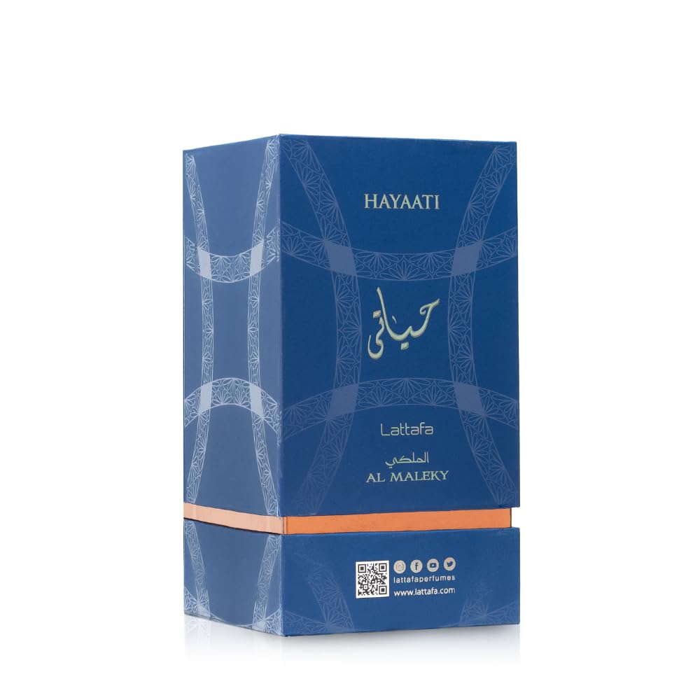 Lattafa Hayaati Al Maleky Eau de Parfum Spray for Men, 3.4 Ounce - Annabellen