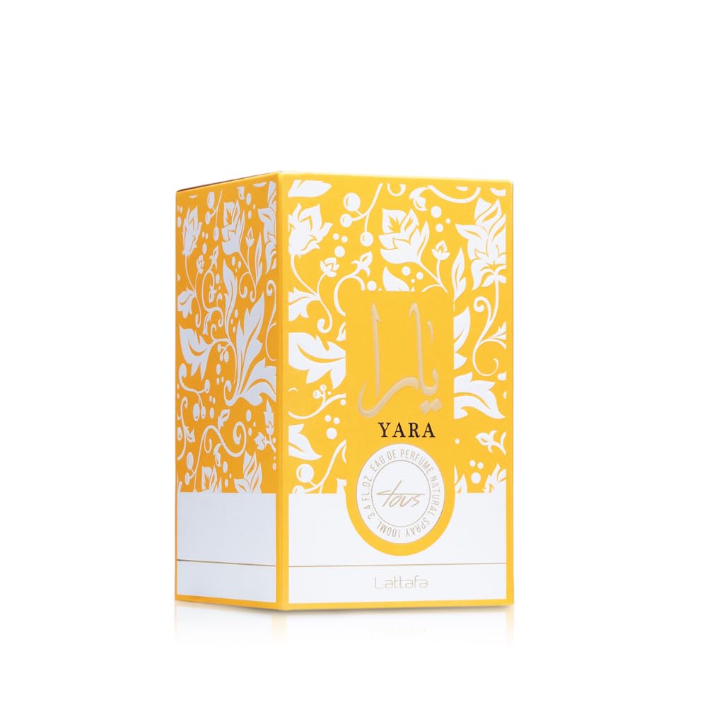 Lattafa Yara Tous - Tropical, Fruity, Floral, Vanilla - Eau de Parfum Long-Lasting Fragrance for Women, 3.40 Ounce / 100 ml - Annabellen