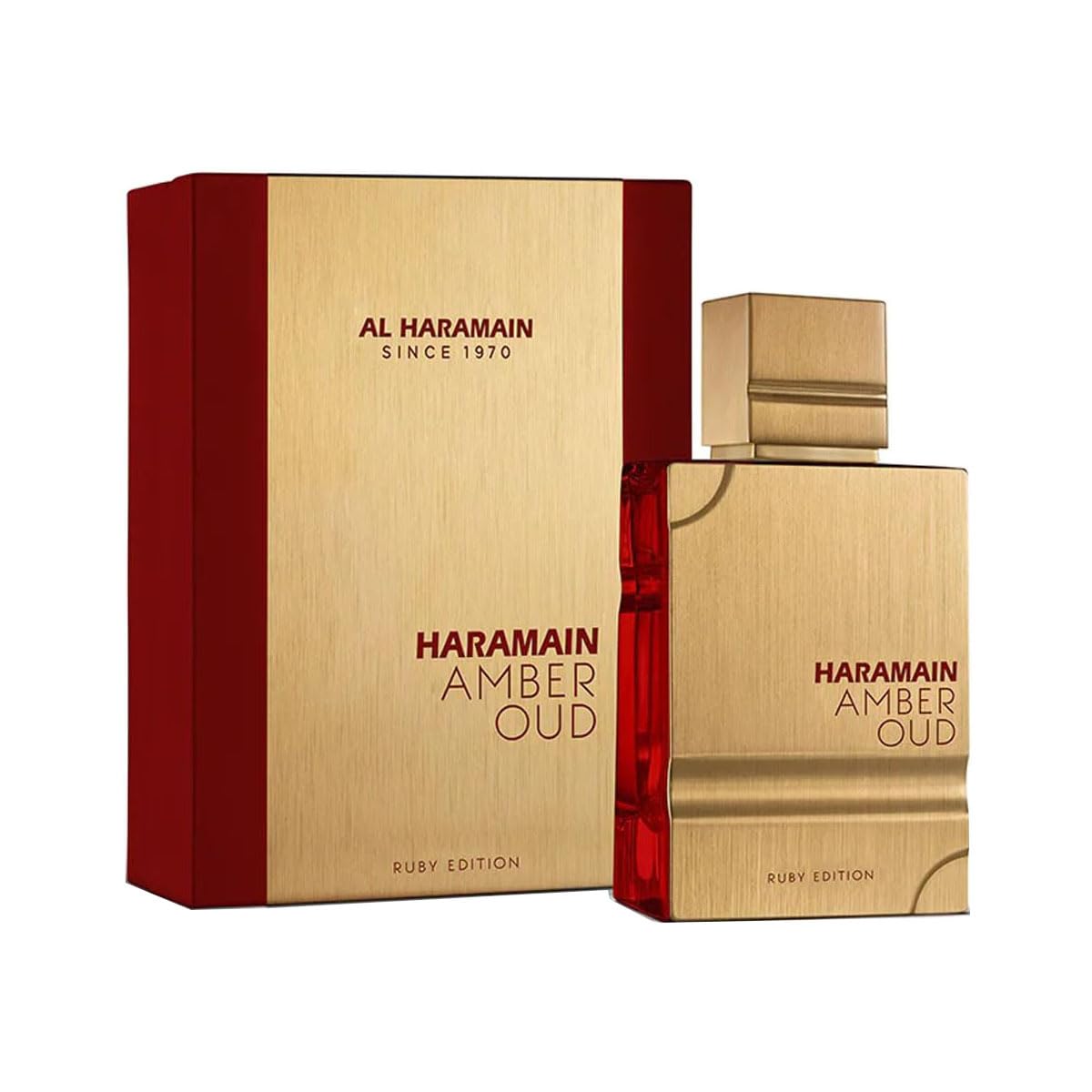 Al Haramain Amber Oud Ruby Edition Eau De Parfum Spray 60ml (2 oz) - Unisex Arabian Perfume for Women & Men, Long-Lasting Amber Fragrance with Rich, Luxurious Scent - Annabellen