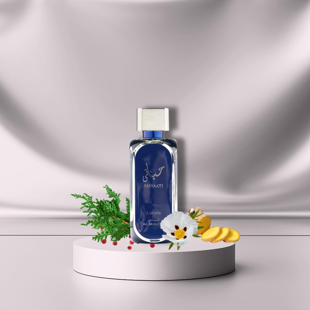 Lattafa Hayaati Al Maleky Eau de Parfum Spray for Men, 3.4 Ounce - Annabellen