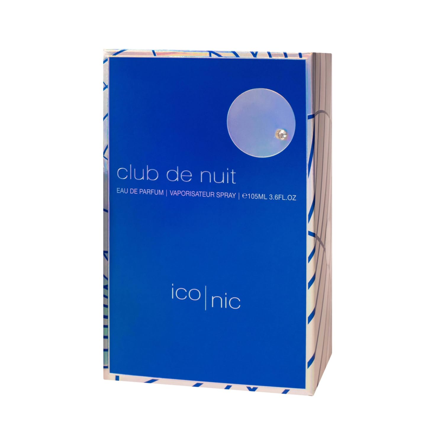 Armaf Club de Nuit Blue Iconic for Men Eau de Parfum Spray, 3.6 Ounce - Annabellen