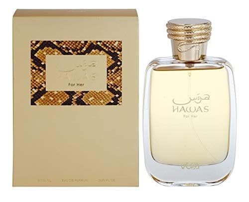 RASASI Hawas For Her - Eau de Parfum 100ML (3.4 OZ) - Premium Arabian Perfume For Women, A Signature Women Perfume Long-Lasting Fragrance For All Day Freshness, Ideal Gift For Women for any Occasion - Annabellen
