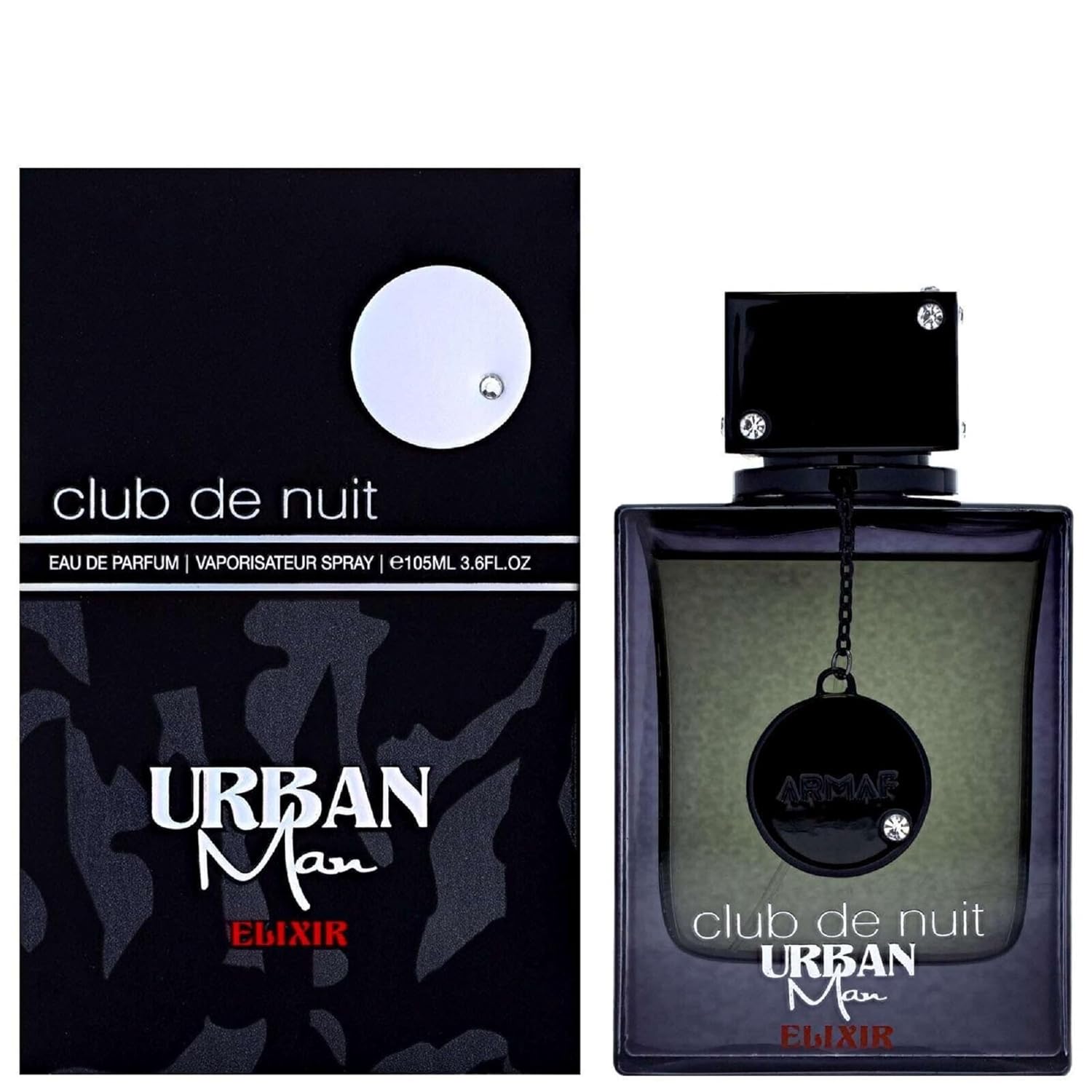 Armaf Club De Nuit Urban Man Elixir for Men Eau de Parfum Spray, 3.6 Ounce - Annabellen