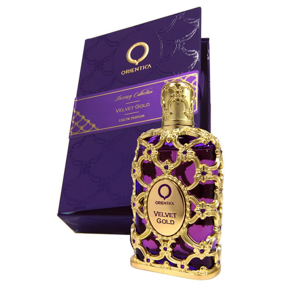 Orientica Velvet Gold Eau de Parfum with Notes of Bergamot, Rose & Vanilla, Luxurious & Sensual Floral Fragrance for Women, Long-Lasting & Elegant Perfume for Any Occasion, 2.7 oz - Annabellen