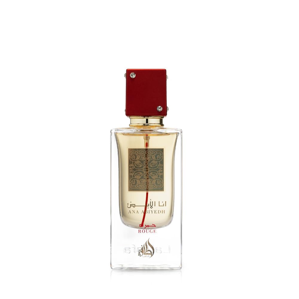 Lattafa Perfumes Ana Abiyedh Rouge for Unisex Eau de Parfum Spray, 2.0 Ounce / 60 ml - Annabellen