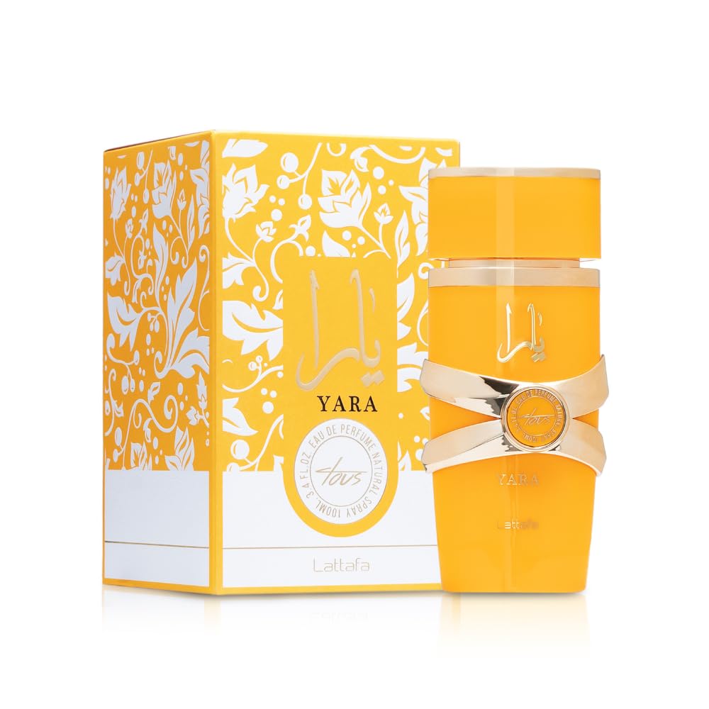 Lattafa Yara Tous - Tropical, Fruity, Floral, Vanilla - Eau de Parfum Long-Lasting Fragrance for Women, 3.40 Ounce / 100 ml - Annabellen