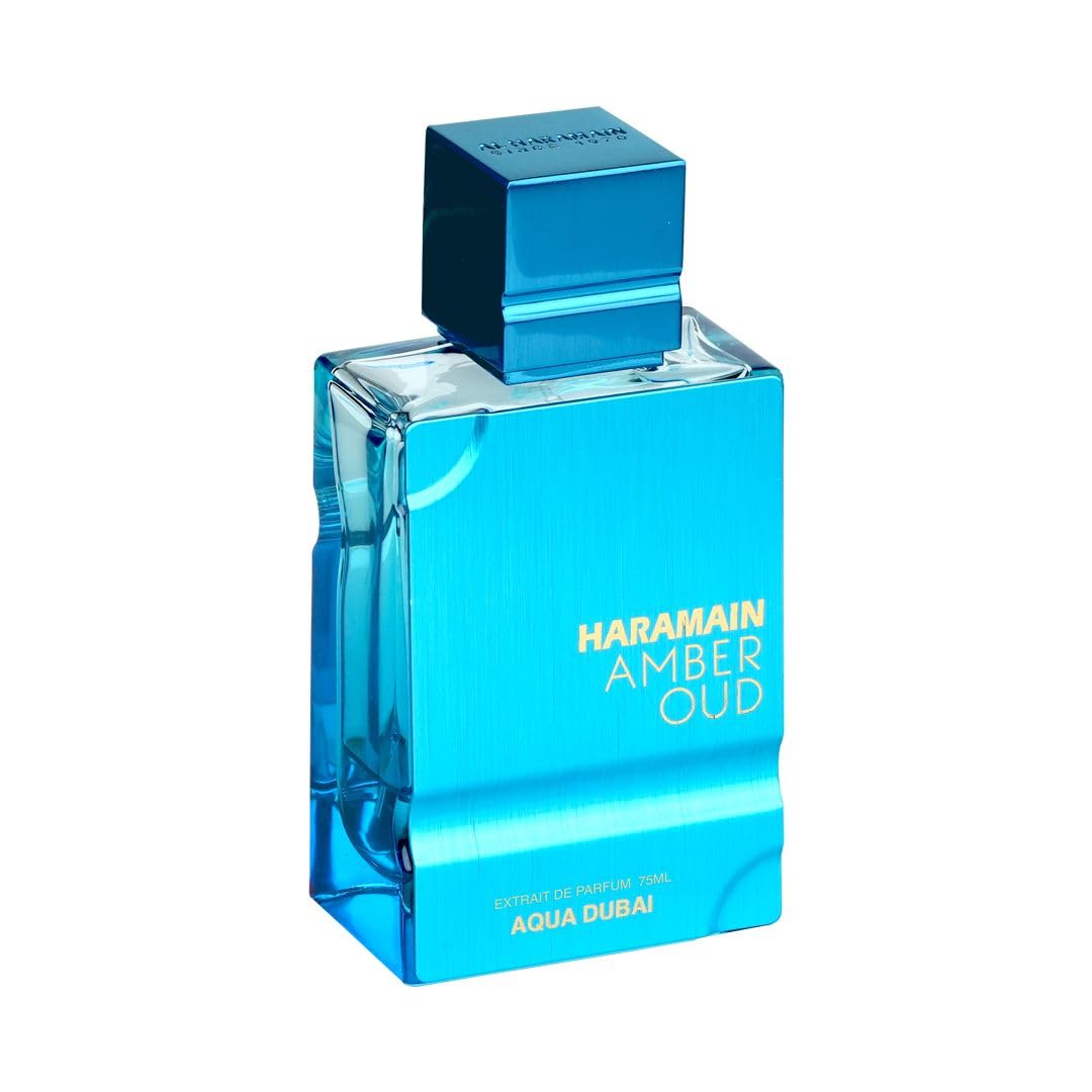 Al Haramain Amber Oud - Aqua Dubai - Cologne for Men and Women - Bergamot, Amber, Musk Fragrances - Long Lasting Perfume for Men and Women - 2.5 oz - Annabellen