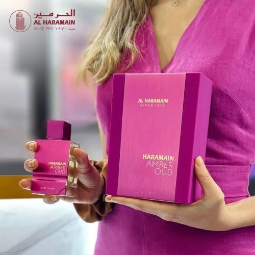 Al Haramain Amber Oud Ultra Violet - Arabian Perfume for Women - Long Lasting Fragrance - Arabic Perfume - Eau De Parfum - 2 oz EDP Spray - Annabellen