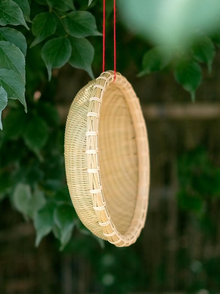 Handmade Bamboo Braided Frame – Steamed Bread, Fruit & Kitchen Storage Basket