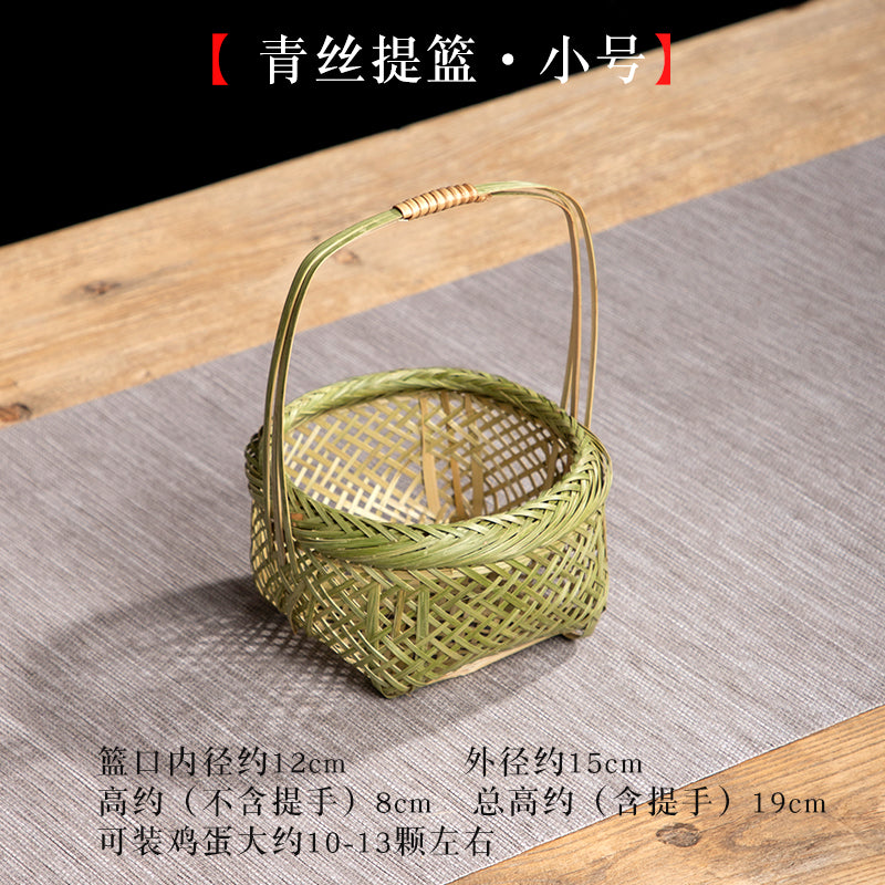 Handmade Bamboo Baskets: Fruit, Egg, Vegetable & Hand Baskets for Home