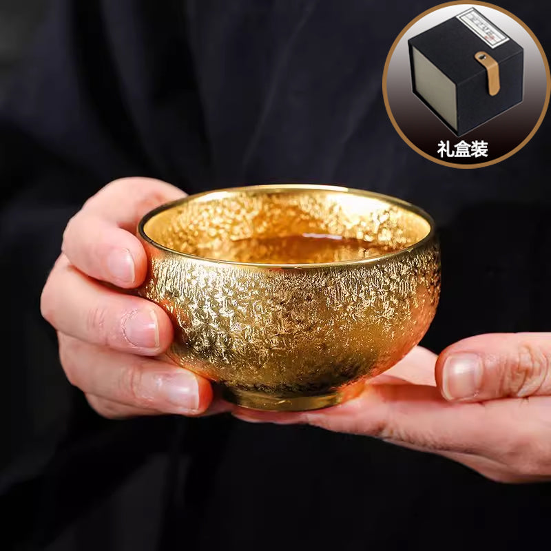 Jianzhan Master Cup – 24K Gilt High-Grade Personal Tea Cup