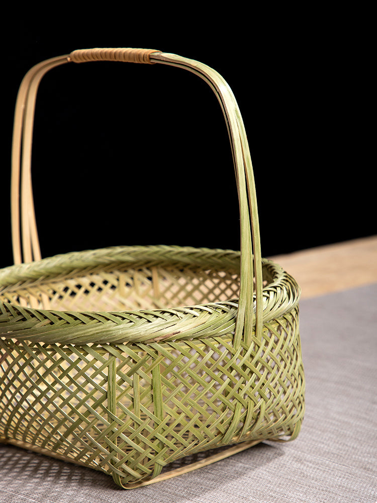 Handmade Bamboo Baskets: Fruit, Egg, Vegetable & Hand Baskets for Home