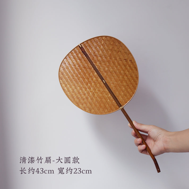 Handmade Bamboo Varnish Fans – Song Dynasty Grate Fans for Tea Ceremony & Dance