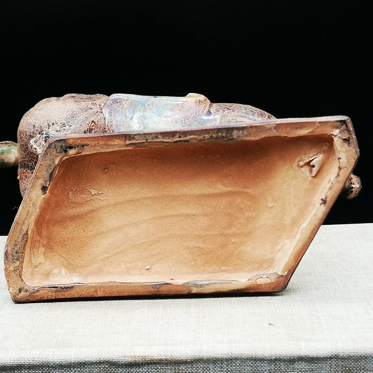 Tang Sancai war horse imitation unearthed cultural relics, antiques, antiques, old objects, home furnishings, fortune ornaments, immediately fortune ornaments