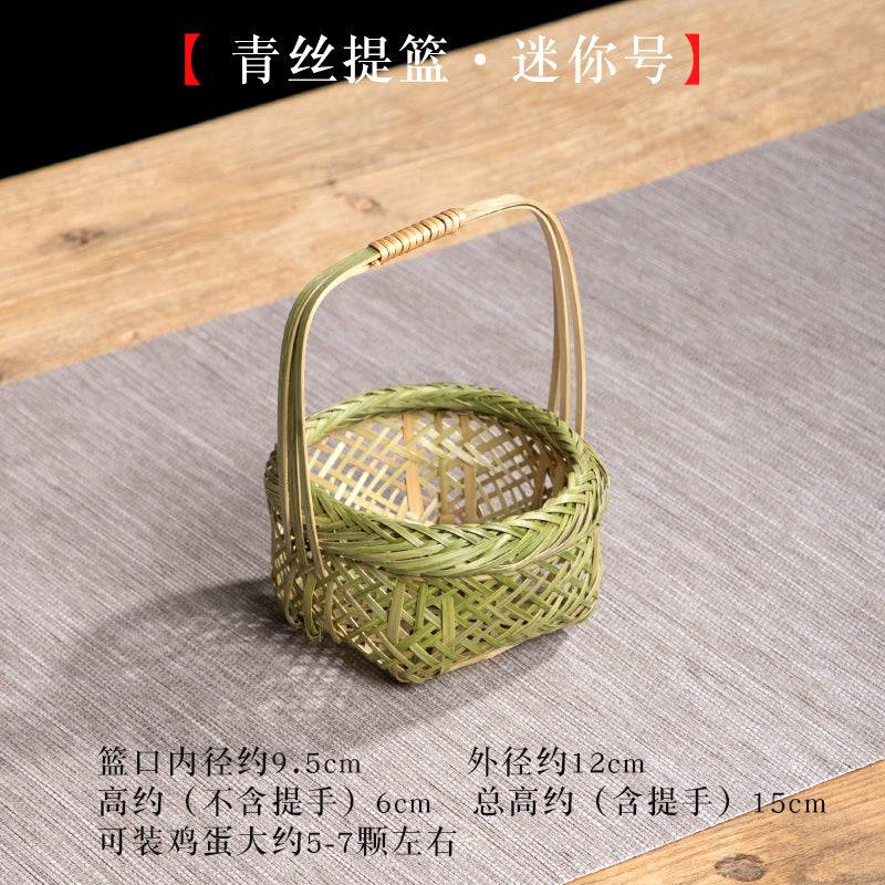 Handmade Bamboo Baskets: Fruit, Egg, Vegetable & Hand Baskets for Home