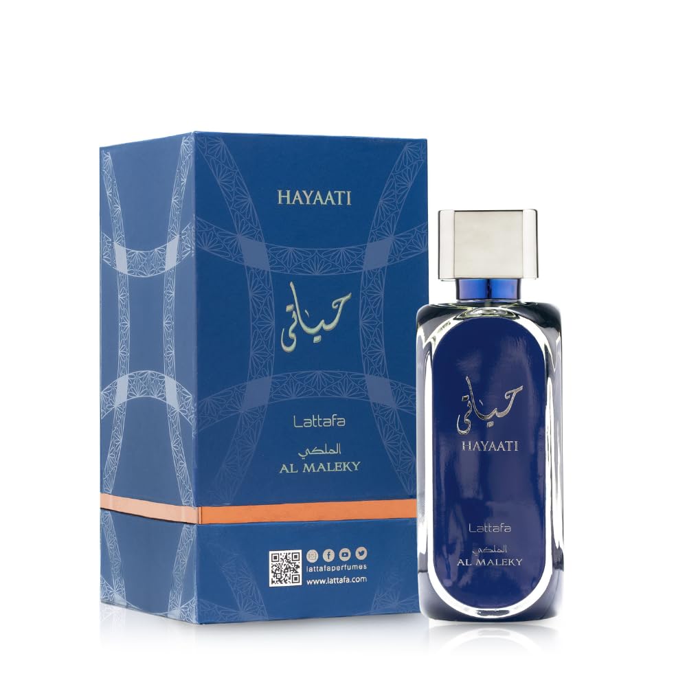 Lattafa Hayaati Al Maleky Eau de Parfum Spray for Men, 3.4 Ounce - Annabellen