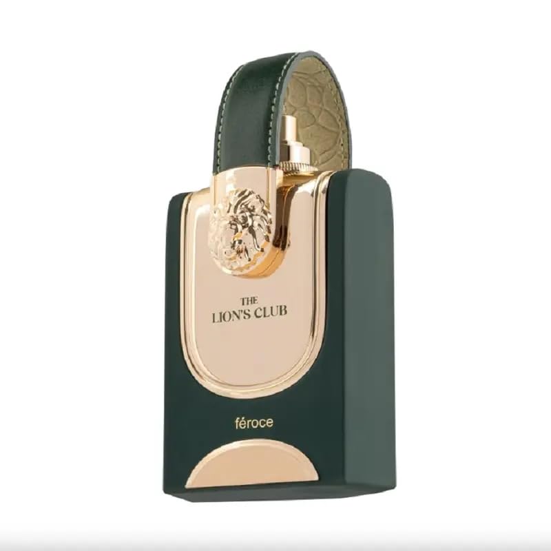 The Lion's Club Feroce for Men Eau De Parfum For Men, Long Lasting Oriental Floral Scent Perfume, 3.4 Ounce (Feroce) - Annabellen