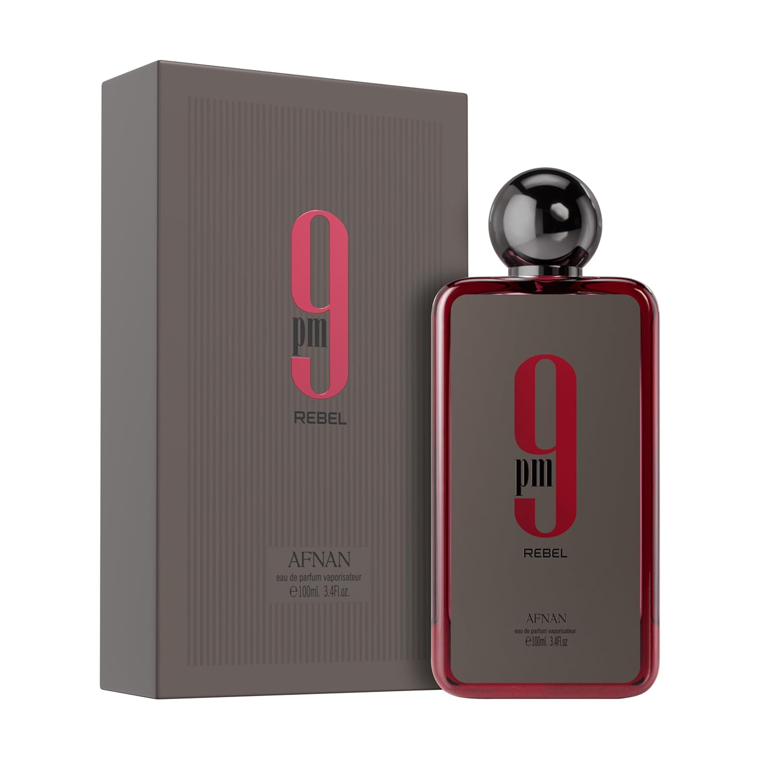 Afnan 9 PM Rebel Unisex Eau De Parfum, 3.4 Fl. Oz - Annabellen