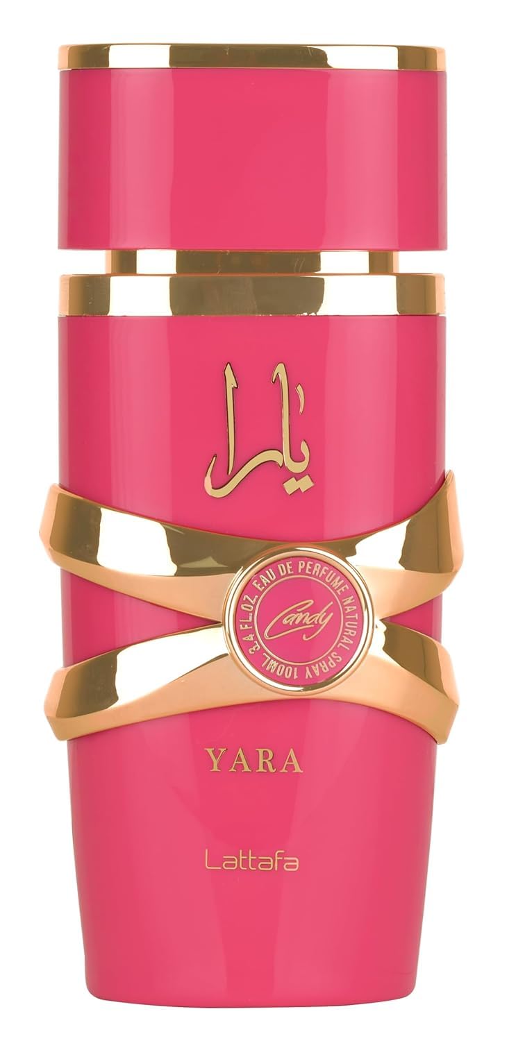 Lattafa Yara Candy - Vanilla, Fruity, Citrus, Floral - Eau de Parfum Long-Lasting Fragrance for Women, 3.40 Ounce / 100 ml - Annabellen