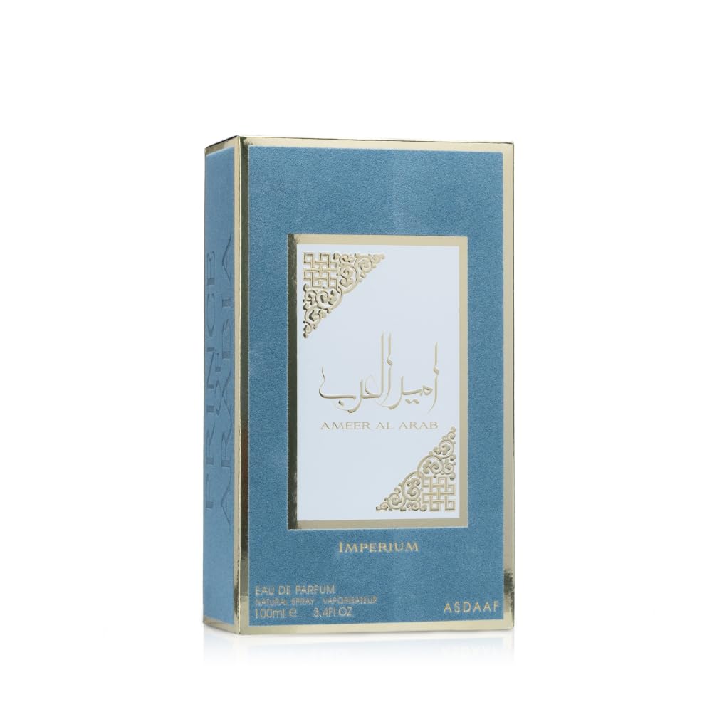 Lattafa Asdaaf Ameer Al Arab Imperium Eau de Parfum Spray for Unisex, 3.4 Ounce - Annabellen