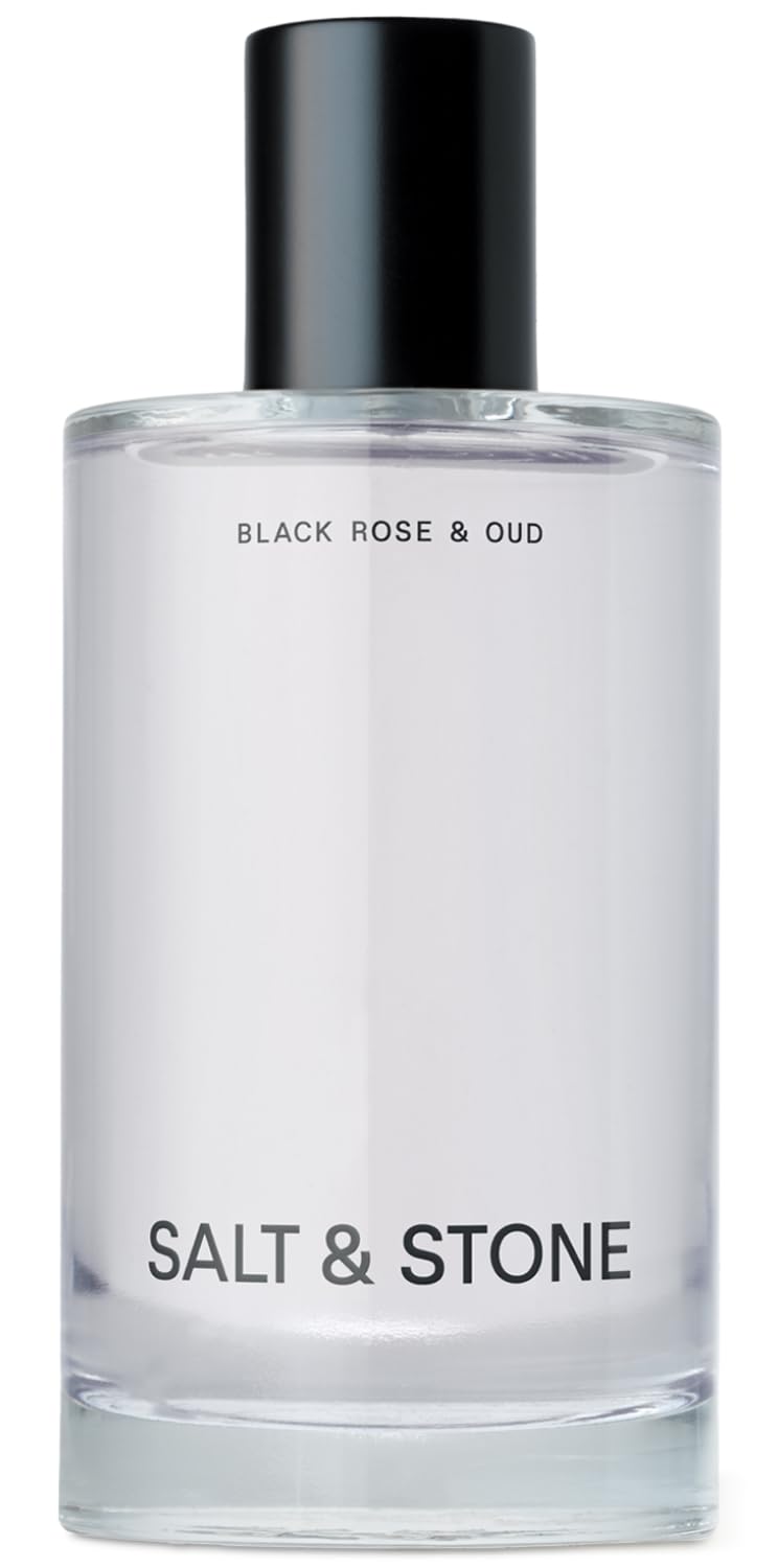 Salt & Stone Body Mist, Black Rose & Oud Scent, Skincare Infused Perfume Hair & Body Spray for Women and Men, Hydrating Fragrance with Glycerin and Red Algae, Vegan, Cruelty Free, 3.4 fl oz - Annabellen